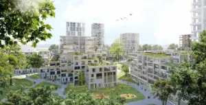 Impressie woningbouwproject Entrada.