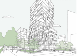 Illustratie Zuidpark zijde Spaklerweg